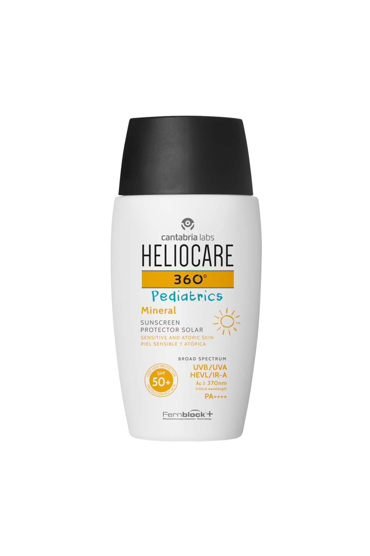 Heliocare 360 Pediatrics (kids vanaf 3 maanden) mineral sunscreen SPF 50+ voor gezicht